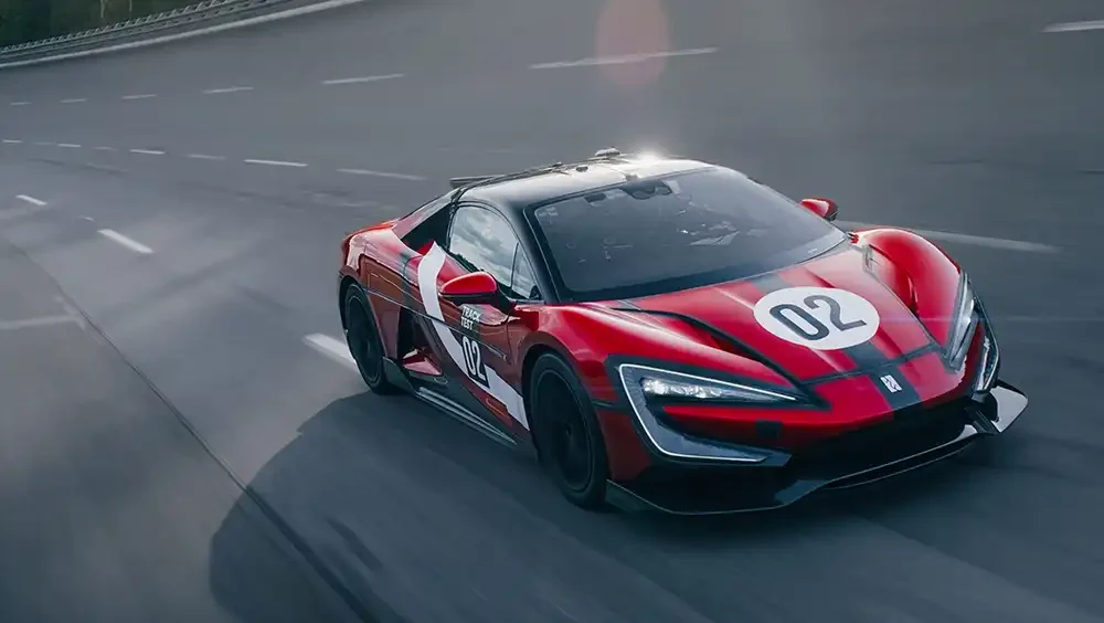 Der Yangwang U9X aus China hat einen Weltrekord aufgestellt. Foto: BYD