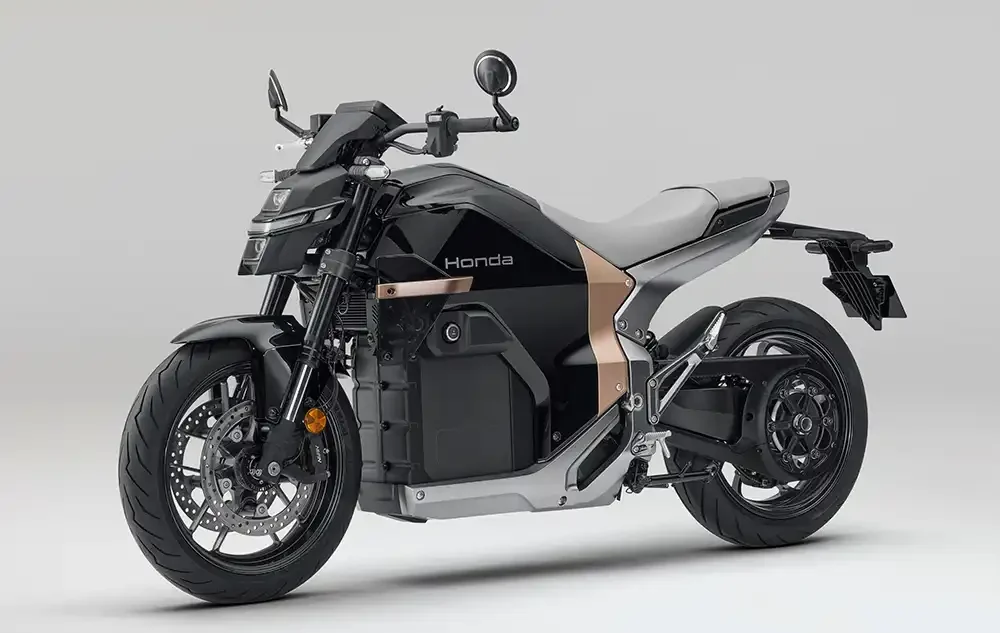 Honda zeigt zum ersten Mal sein neues Elektromotorrad WN7. Foto: Honda