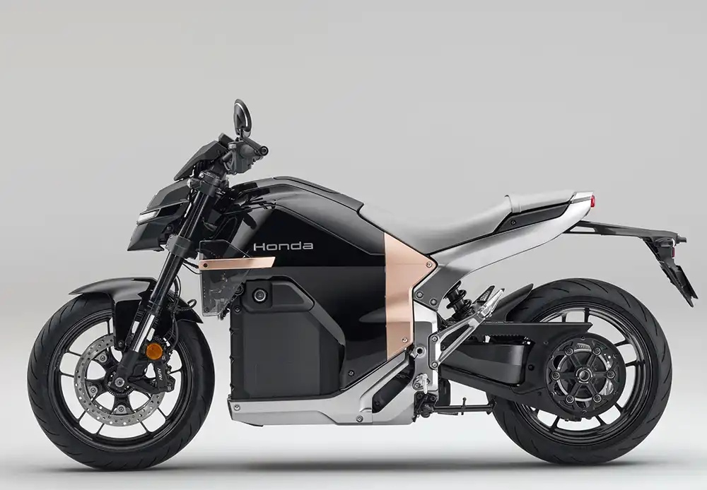 Ein paar progressive Details verleihen der WN7 einen leicht futuristischen Touch. Insgesamt wirkt das E-Bike dennoch recht konventionell gestrickt. Foto: Honda