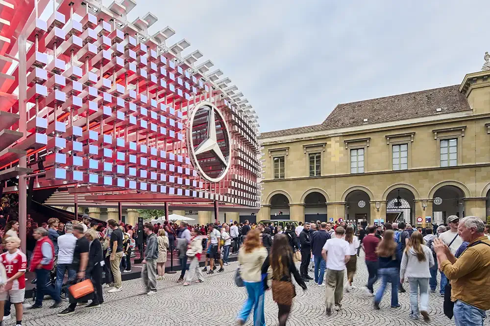 DIe IAA fand teilweise in der Müncher Innenstadt statt, Foto: IAA Mobility