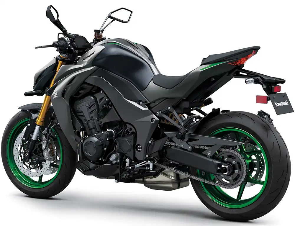 Alternativ gibt es die Ausstattung SE, die feinere Fahrkwerkskomponenten bietet und 1.800 Euro Aufpreis kostet. Foto: Kawasaki 