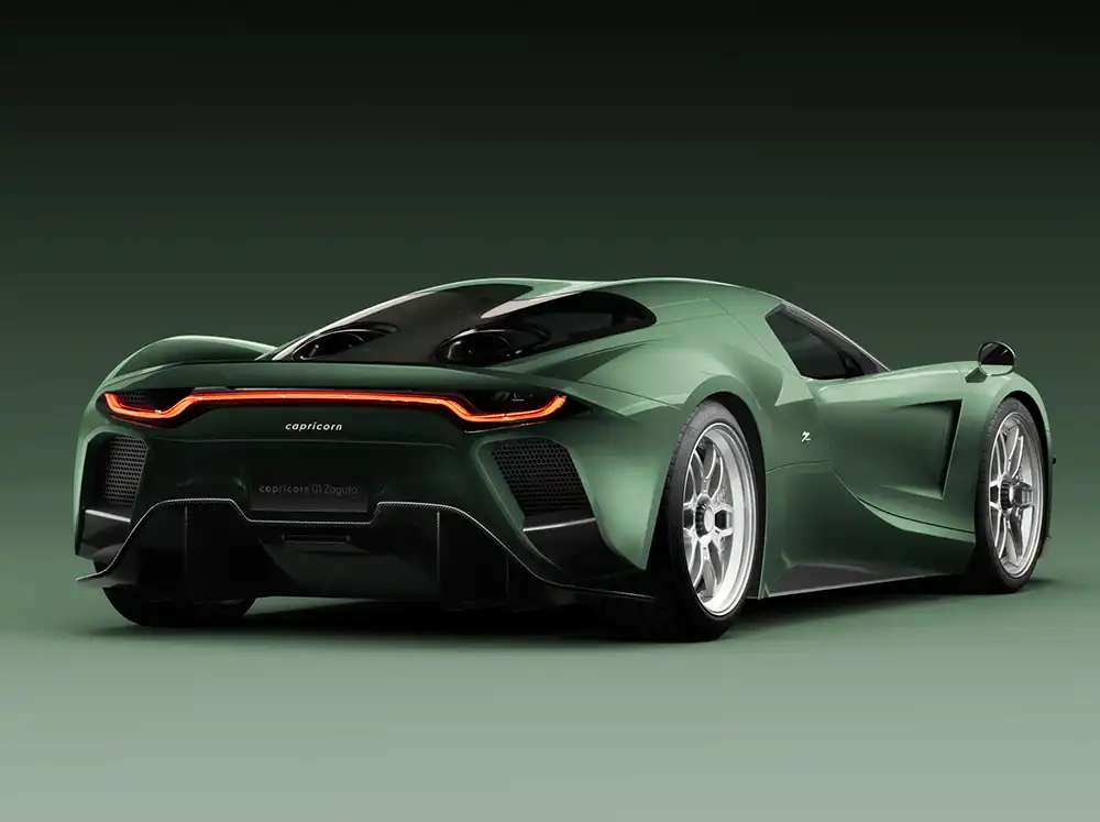 Unter anderem mit seinem Double-Bubble-Dach lässt der 01 eine Zagato-Handschrift erkennen. Foto: Zagato