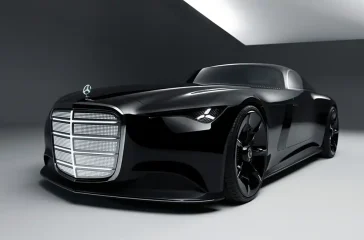 Starkes Statement: Mit dem Vision Iconic hat Mercedes ein optisch beeindruckendes Fahrzeug auf die Räder gestellt. Foto: Mercedes-Benz