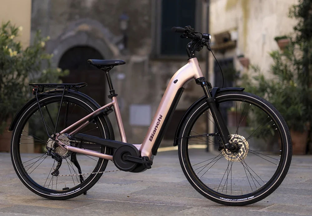Mit dem neuen T-Tronik C hat Bianchi ein topaktuelles Stadt- und Alltags-Pedelec im Angebot. Foto: Bianci