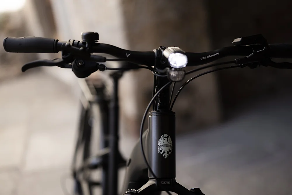 Der LED-Scheinwerfer des T-Tronik C bringt mit 65 Lumen Licht ins Dunkel. Foto: Bianci