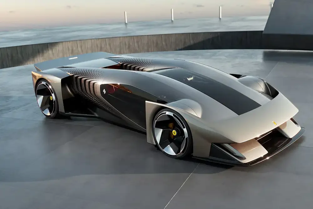 F76 heißt dieser neue Ferrari, der allerdings nur in den virtuellen Garagen von Mitgliedern des exklusiven Hyperclubs von Ferrari parkt. Foto: Ferrari