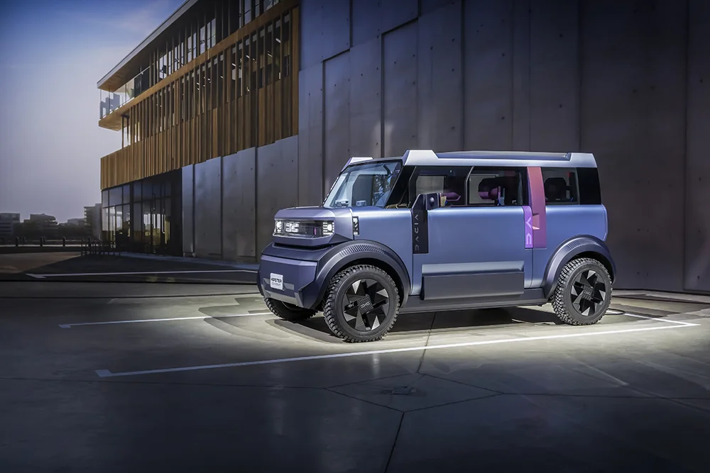 Das Fahrzeug soll eine L7e-Zulassung bekommen. Dafür darf es ohne Akku höchstens 450 Kilo wiegen, aber 80 km/h schnell fahren. Foto: Dacia