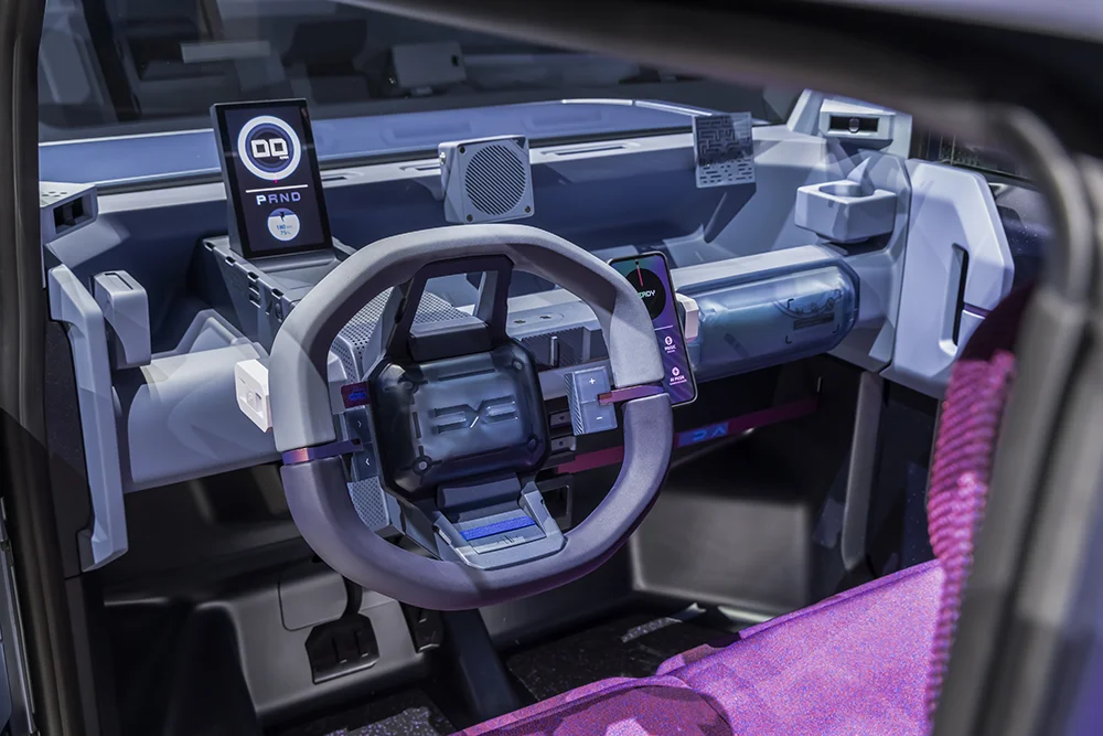 Tatsächlich überrascht der Hipster mit einem großzügigen Raumgefühl und einer sehr guten Rundumsicht. Foto: Dacia