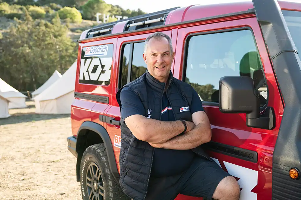 Die Firma von Nigel Mayne organisiert europaweit Offroad-Events. Foto: BF Goodrich