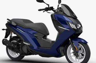 Peugeot Motocycles legt den Pulsion 125 mit Namenszusatz Evo neu auf. Foto: Peugeot Motocycles