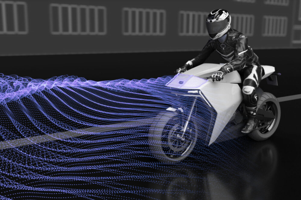 Aumovio stellt einen Soundgenerator für Motorräder vor. Foto: Aumovio