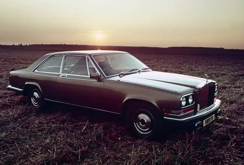 Britischer Luxus trifft italienische Alta Moda – Vor 50 Jahren debübierte der Rolls-Royce Camargue in von Pininfarina kreierten Formen. Foto: Rolls-Royce