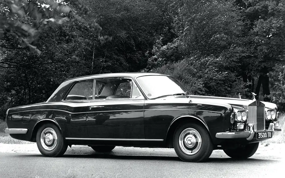 Silver Shadow für Selbstfahrer – Das Coupé debütierte 1966 und wurde 1971 zum Corniche weiterentwickelt. Foto: Rolls-Royce