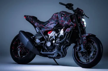 Auf der EICMA 2025 zeigt Honda den V3R 900 E-Compressor Prototype. Foto: Honda