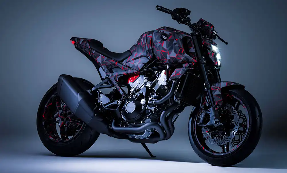 Auf der EICMA 2025 zeigt Honda den V3R 900 E-Compressor Prototype. Foto: Honda