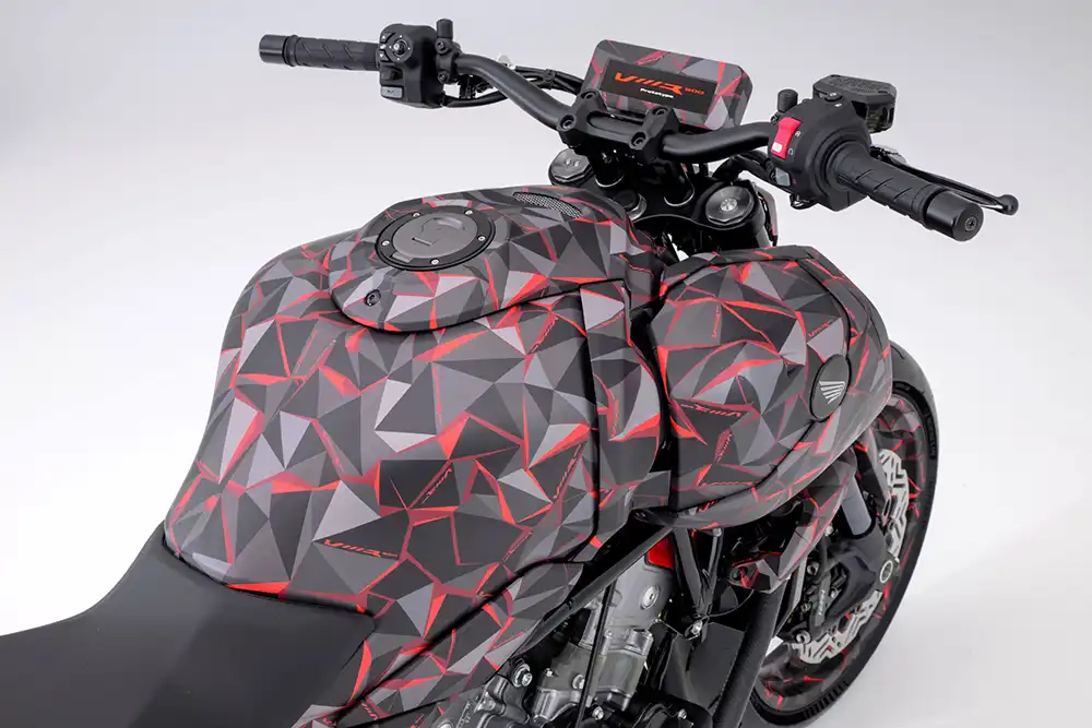 Beim Cockpit der V3R wird Honda auf ein Display als Anzeige- und Bedieneinheit setzen. Foto: Honda