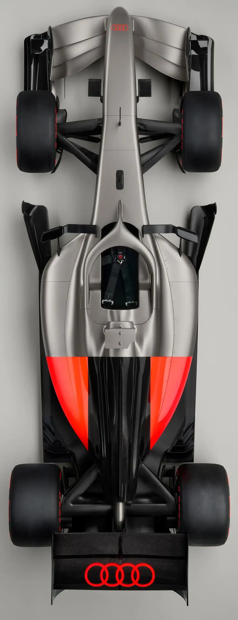 Der Rennwagen soll auch optisch auffallen. Foto: Audi