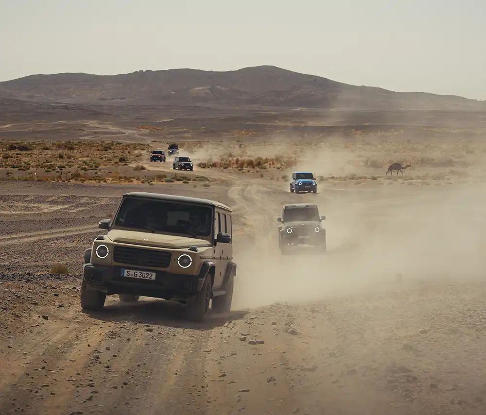 Die G-Klasse zählt zu den kompetentesten Geländewagen. Foto: Mercedes-Benz