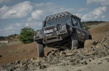 Ineos Grenadier auf Portalachsen. Foto: Letech