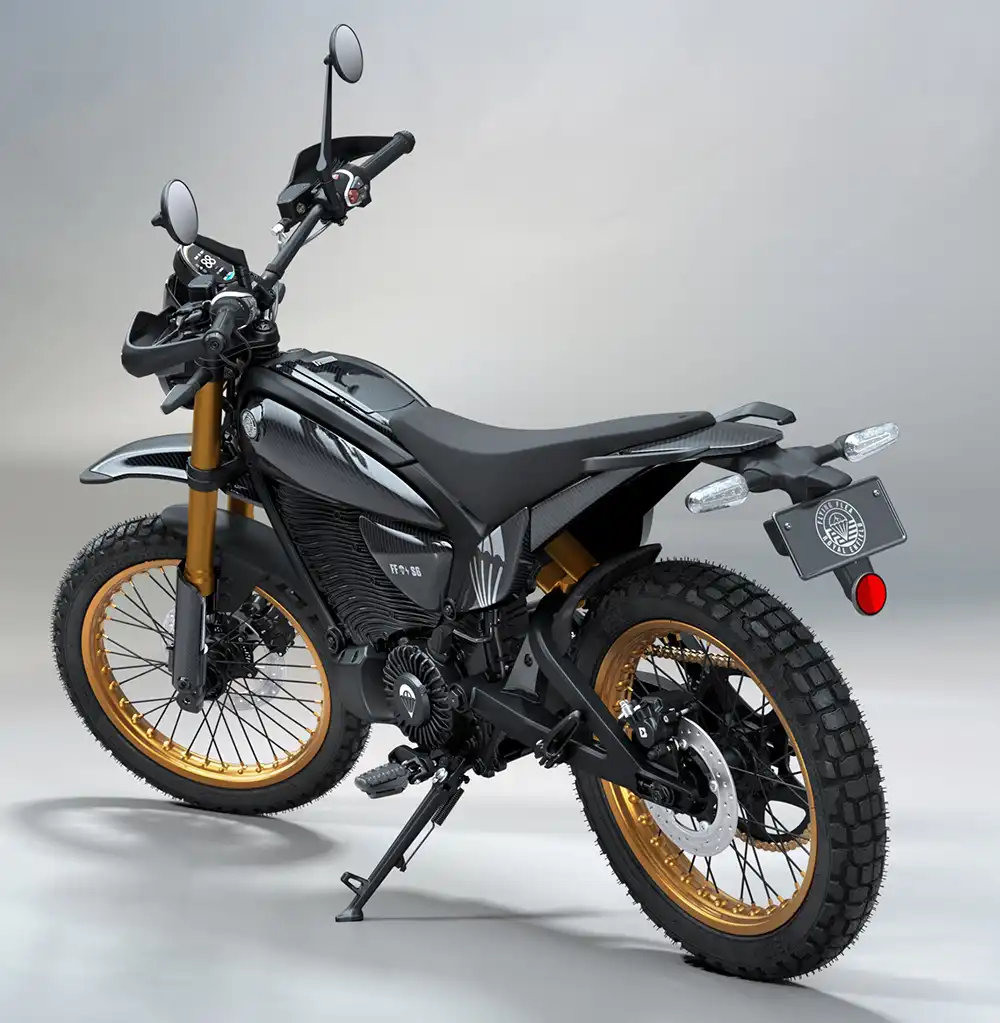 Erst auf den zweiten Blick wird man erkennen, dass es sich bei der FF S6 um ein E-Motorrad handelt. Foto: Royal Enfield