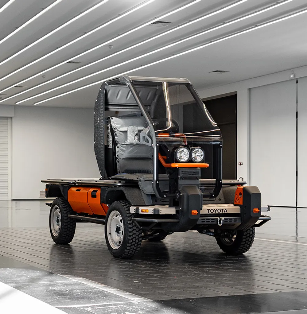 Mit wenig Werkzeug so einfach zu montieren wie ein Billy-Regal: der IMV Origin ist bewusst einfach gehalte. Foto: Toyota