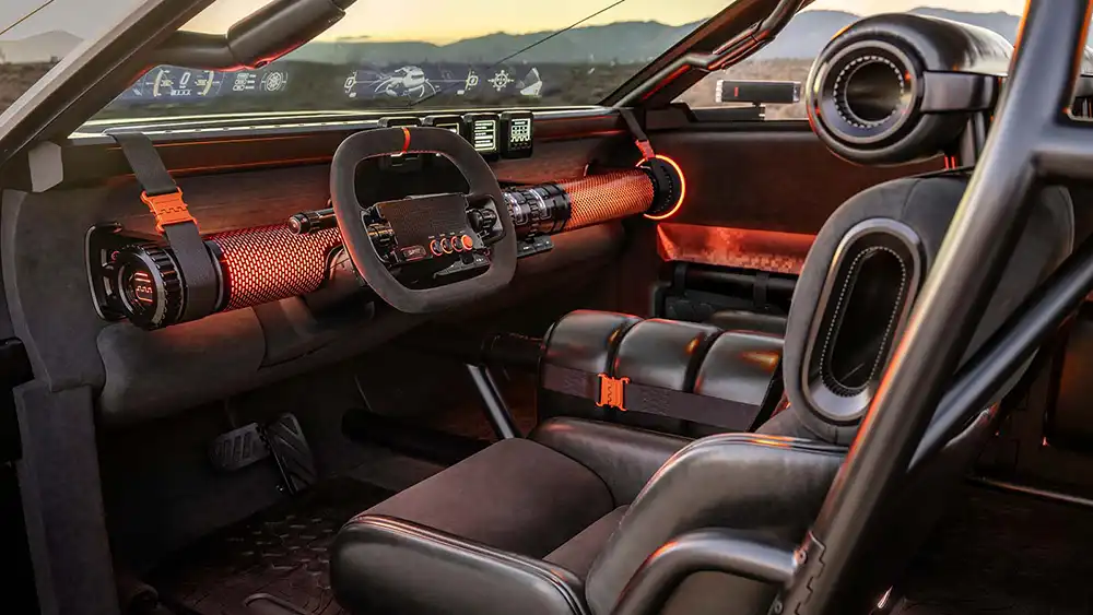 Blick ins Cockpit des Hyundai Crater Concept. Foto: Hyundai