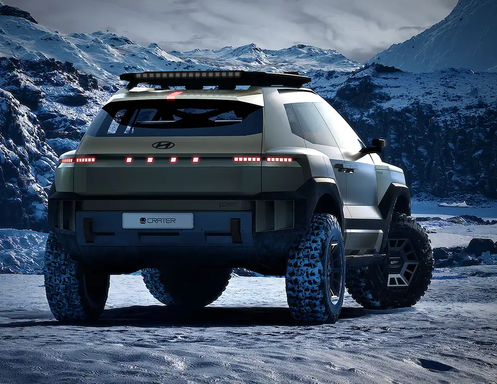 Hyundai Crater Concept: Kantiger Typ. Foto: Hyundai