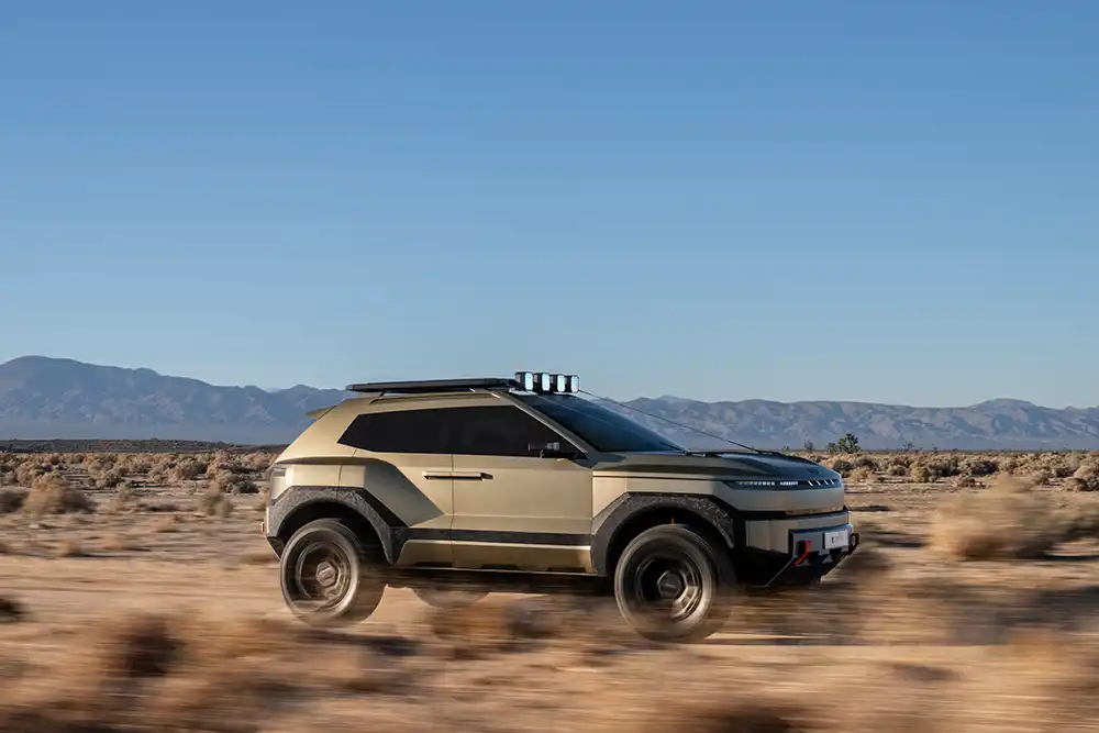 Hyundai Crater Concept in Fahrt. Foto: Hyundai