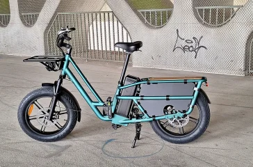 Schlanker Auftritt: Das 1,86 Meter lange Fiido T2 wirkt angesichts seiner hohen Nutzlast fast schon filigran. Foto: SP-X/Rudolf Huber