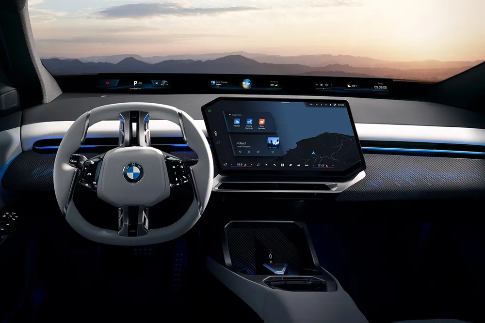 Auf Schalter verzichtet der BMW iX3 weitgehend. Foto: BMW