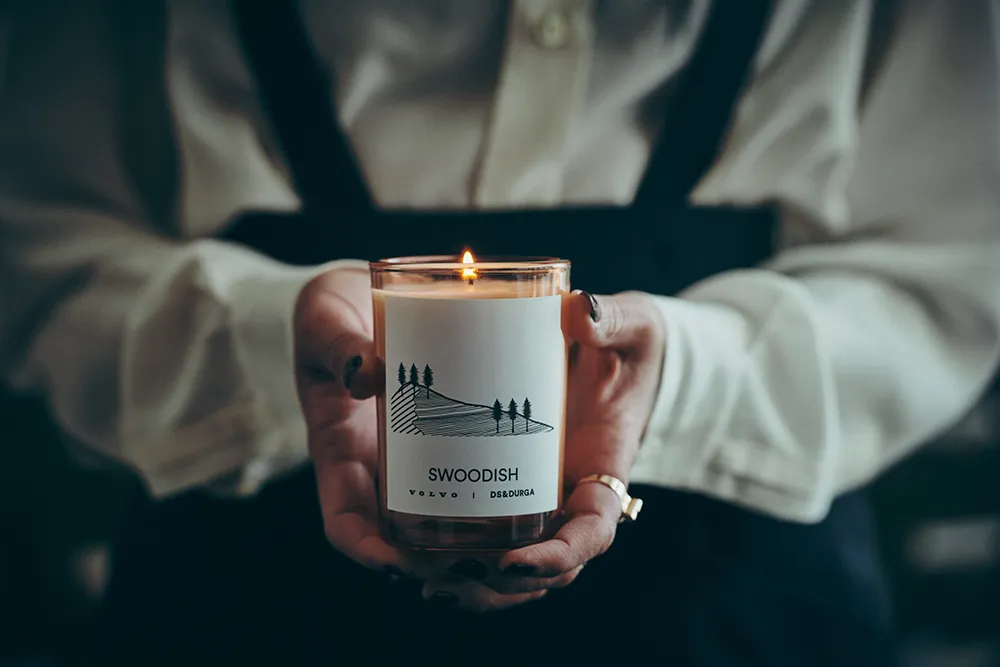 Die Kerze entstand in Kooperation mit der Parfümmarke DS&Durga. Foto: Volvo