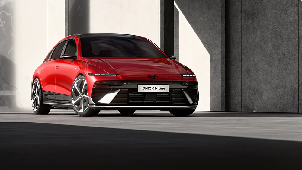 Hyundai hat den Ioniq 6 aufgefrischt. Foto: Hyundai