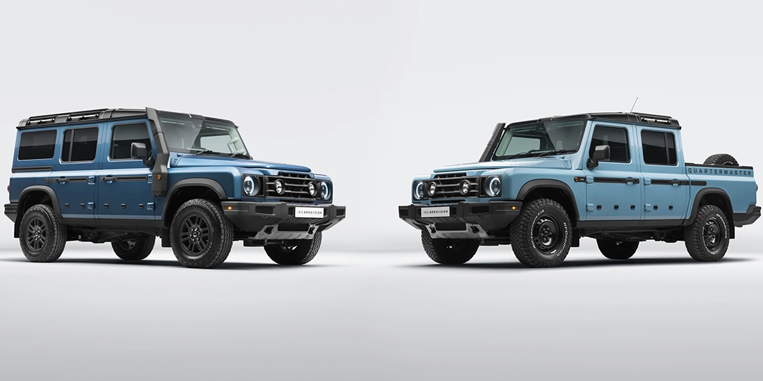 Grenadier und Quartermaster gehen technisch leicht aufgewertet ins Modelljahr 2026. Foto: Ineos