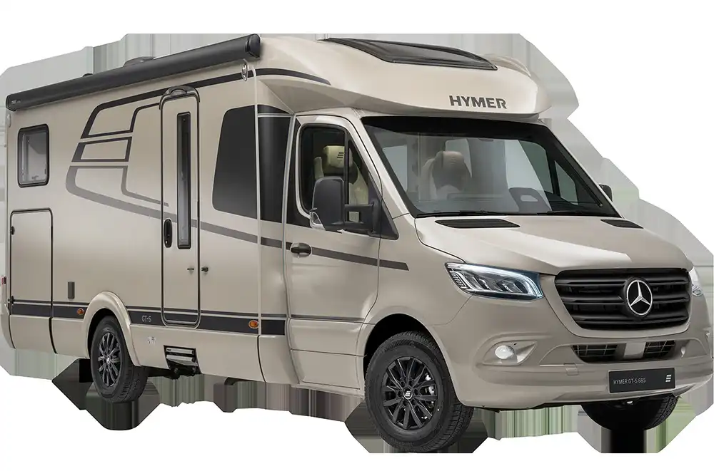 Die 685er-Variante misst knapp 7,40 Meter in der Länge. Foto: Hymer