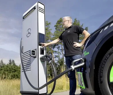 Laden mit Megawatt. Foto: Mercedes-Benz