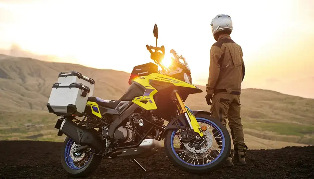 Um 750 Euro auf nun mit 15.600 Euro senkt Suzuki den Preis für die V-Strom 1050 DE. Foto: Suzuki