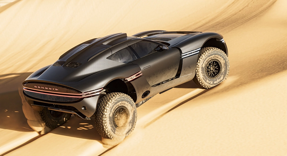 Mit dem X Skorpio hat Genesis ein einsatzfähiges Konzeptauto vorgestellt. Foto: Genesis