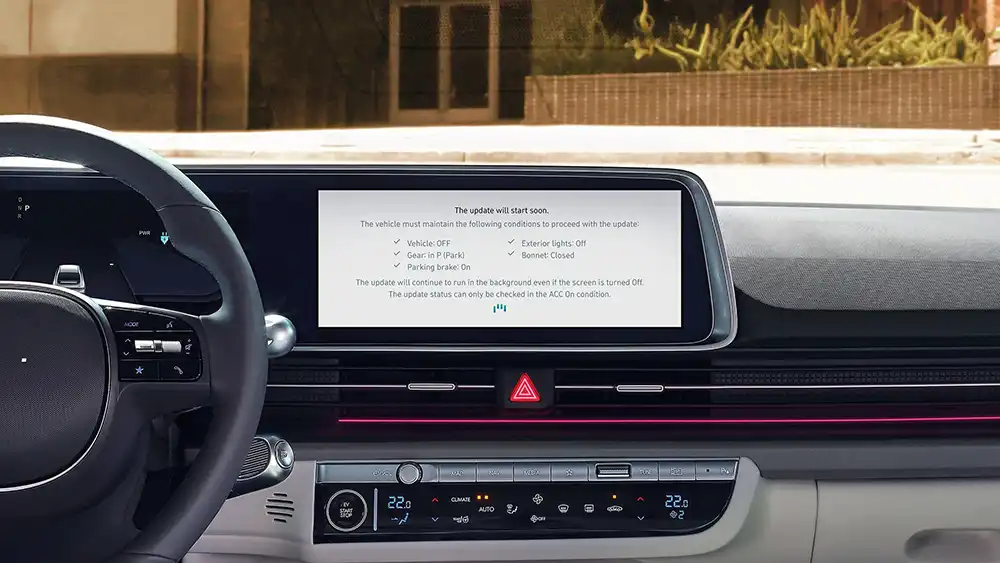 Touchscreens, digitaler Schlüssel oder Over-the-Air-Updates prägen bereits den Alltag vieler Autofahrer. Foto: Hyundai