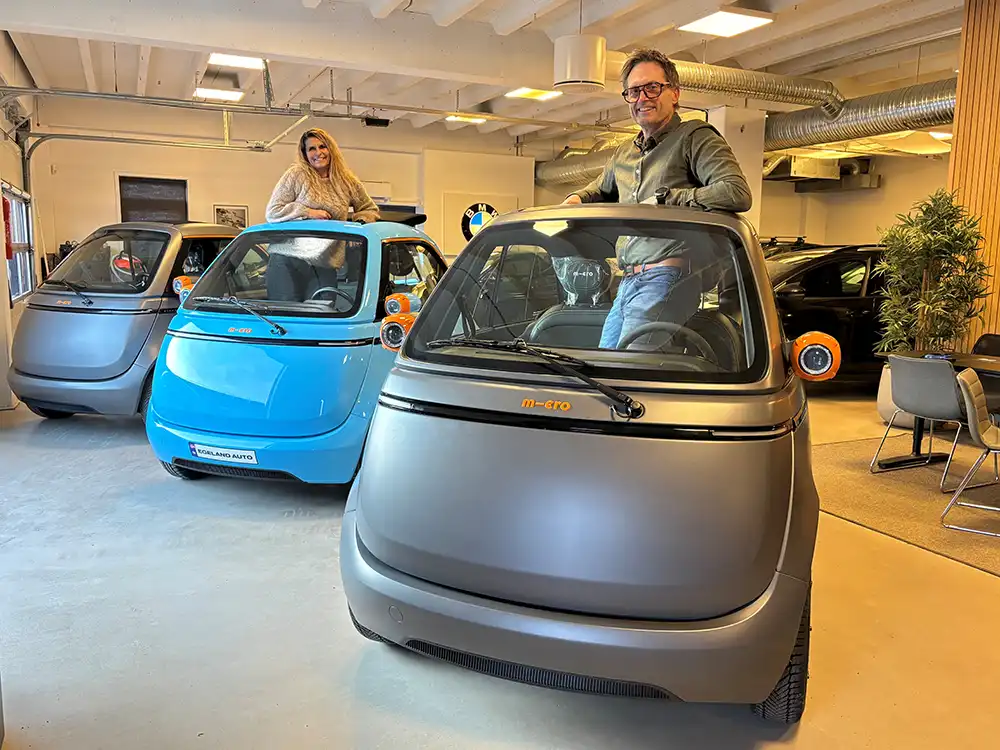 Microlino Norge AS wird offizieller Partner für Vertrieb & Service. Foto: Microlino