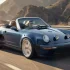 Das Porsche 911 Carrera Cabriolet von Singer sieht modern und klassisch zugleich aus. Foto: Singer