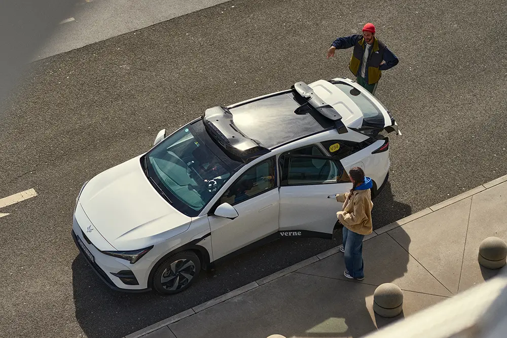 Verne hat in Zagreb den ersten Robotaxi-Dienst Europas gestartet. Foto: Verne