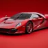 Rotes Capricorn 01 Zagato Tutto Rosso Hypercar vor rotem Studiohintergrund. Foto: Capricon